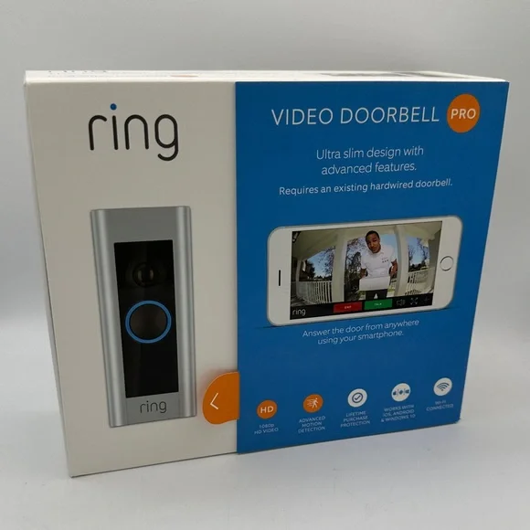 Ring Doorbell Pro star driver, drill bit, 3 faceplates, sticker, install guide - Picture 1 of 2